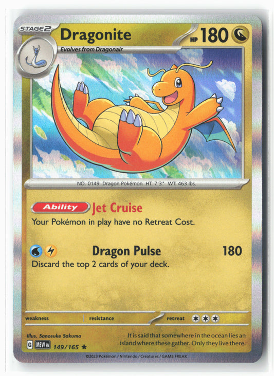 SV: Scarlet & Violet 151 #149/165 Dragonite Holo-16147