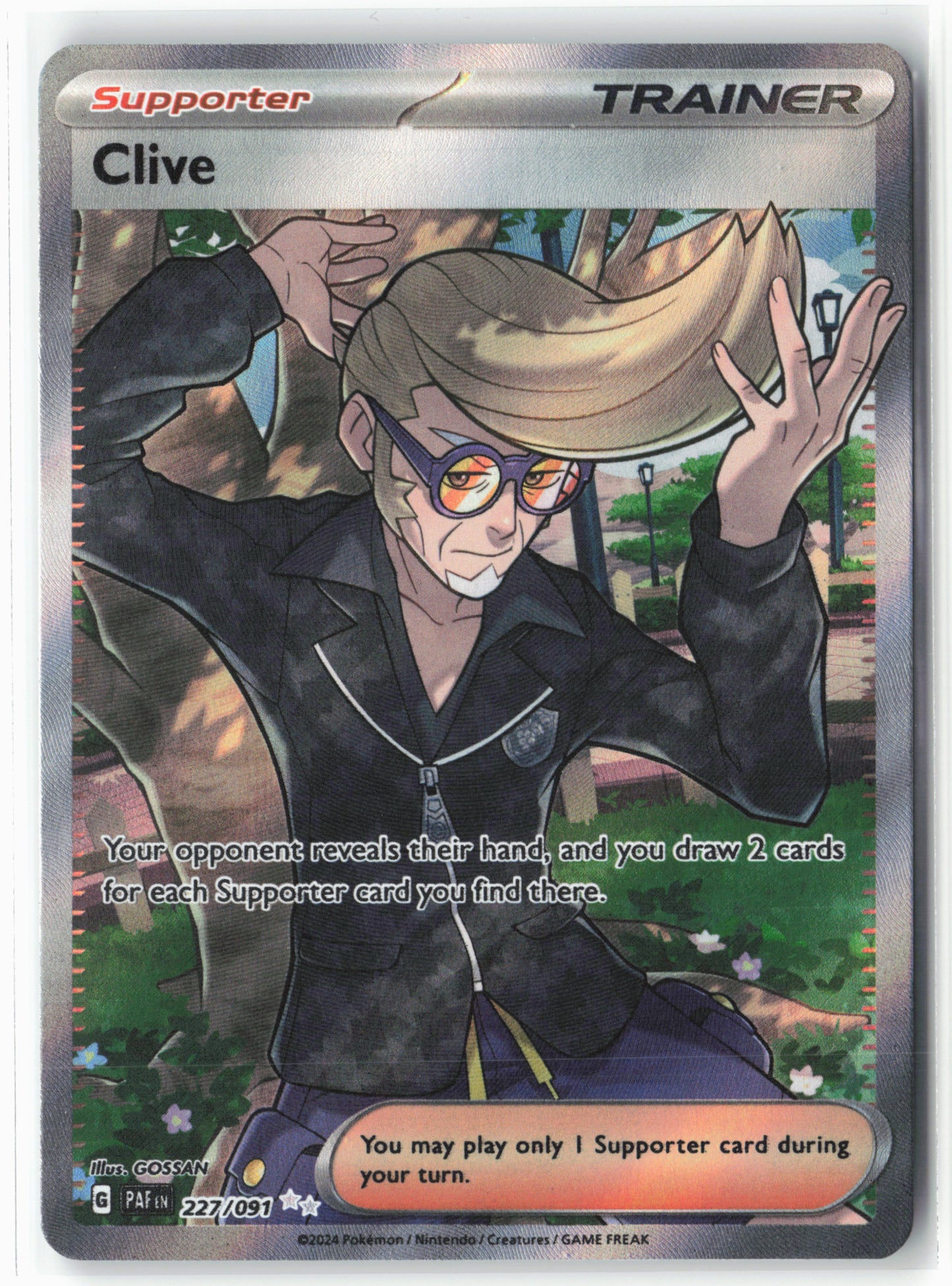SV: Paldean Fates #227/091 Clive Holo - 16148