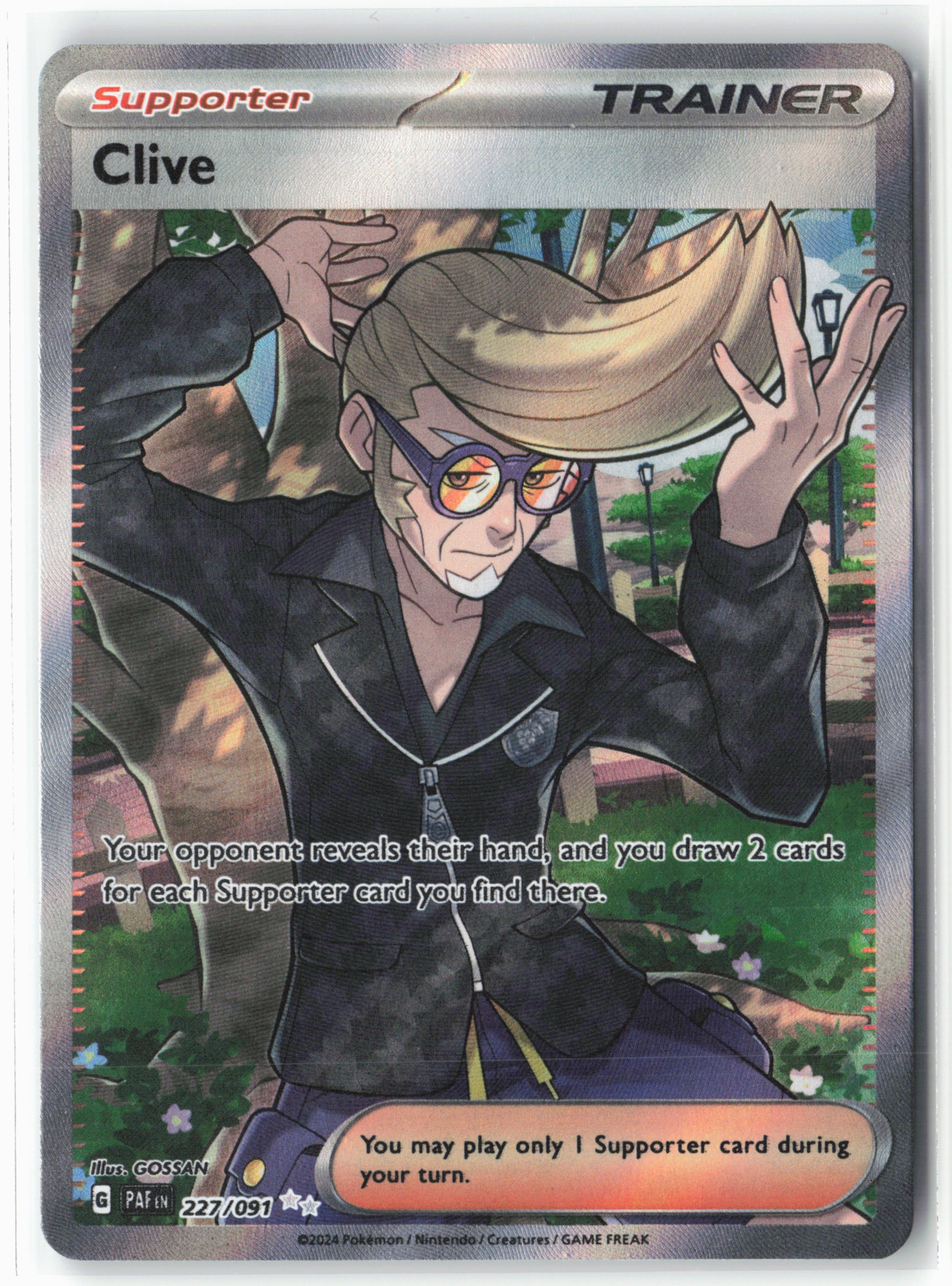 SV: Paldean Fates #227/091 Clive Holo - 16148