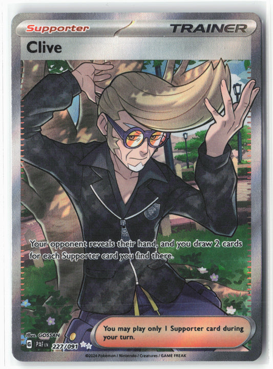 SV: Paldean Fates #227/091 Clive Holo - 16148