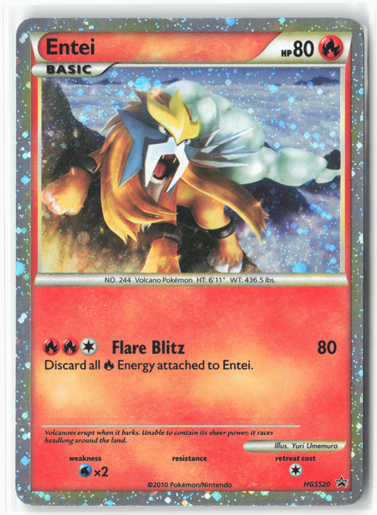 HGSS Promos #HGSS20 Entei Holo - 16161
