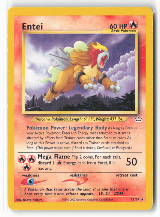 Neo Revelation #17/64 Entei (17) Non-Holo - 16163