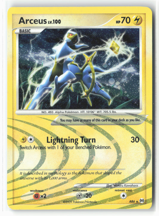Arceus #AR6 Arceus (AR6) Holo-16167