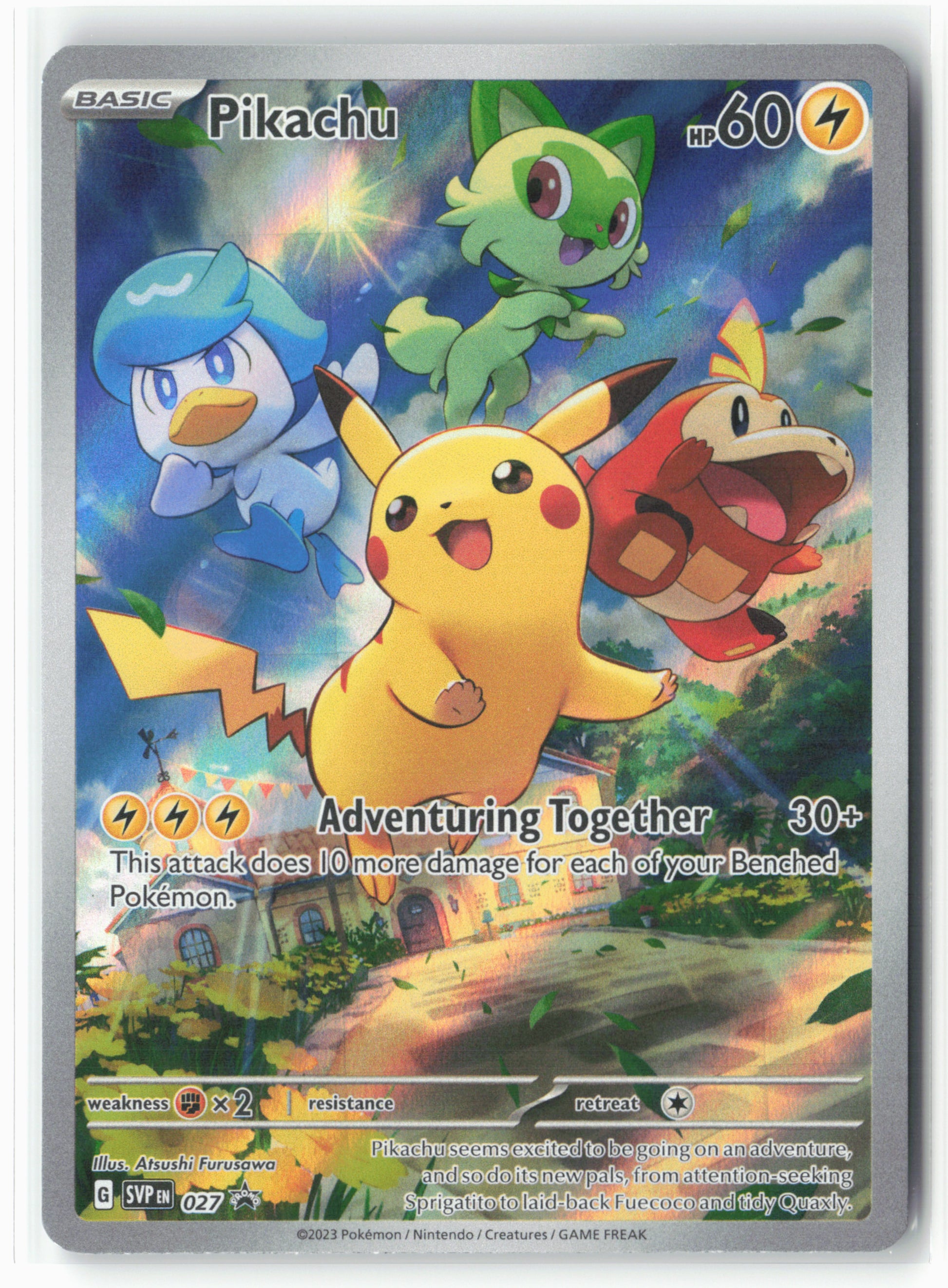 SV: Scarlet & Violet Promo Cards #027 Pikachu Holo - 16169