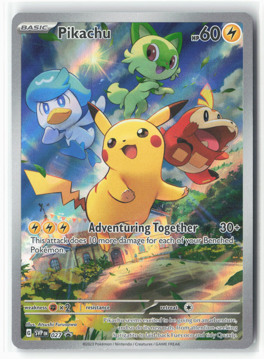 SV: Scarlet & Violet Promo Cards #027 Pikachu Holo - 16169
