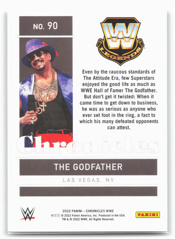 2022 Panini Chronicles WWE #90 The Godfather