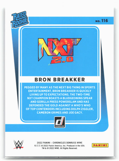 2022 Panini Chronicles WWE #116 Bron Breakker