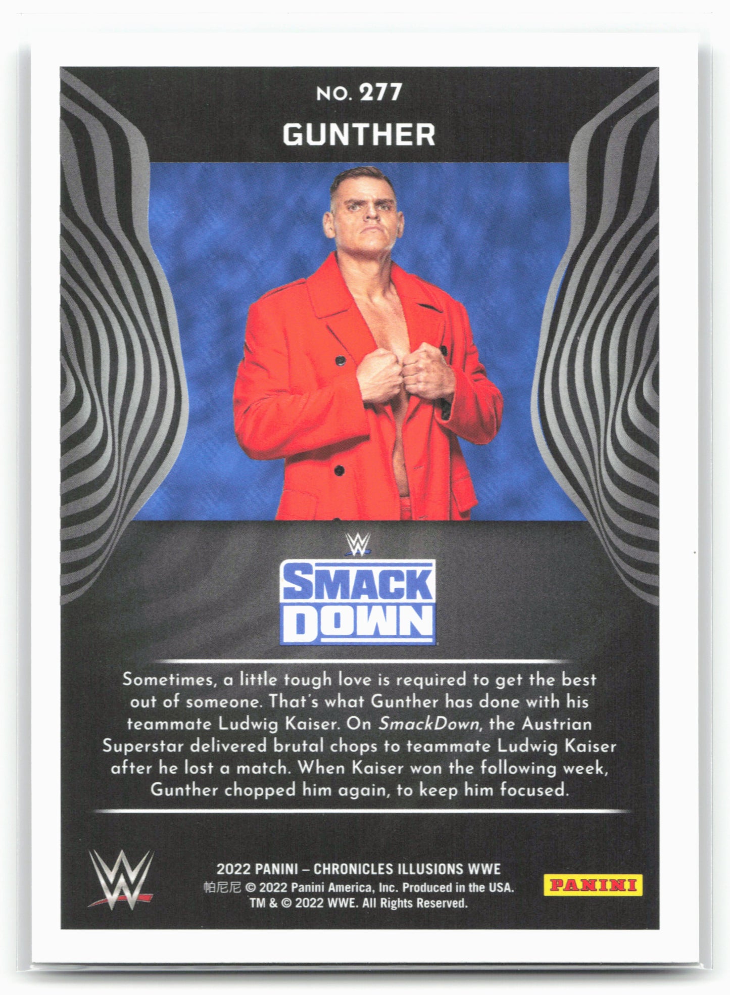 2022 Panini Chronicles WWE #277 Gunther
