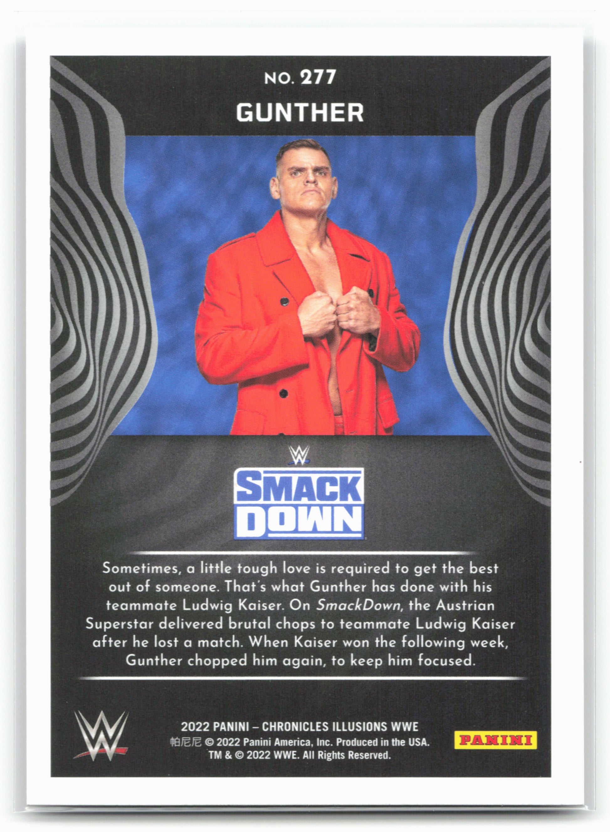 2022 Panini Chronicles WWE #277 Gunther