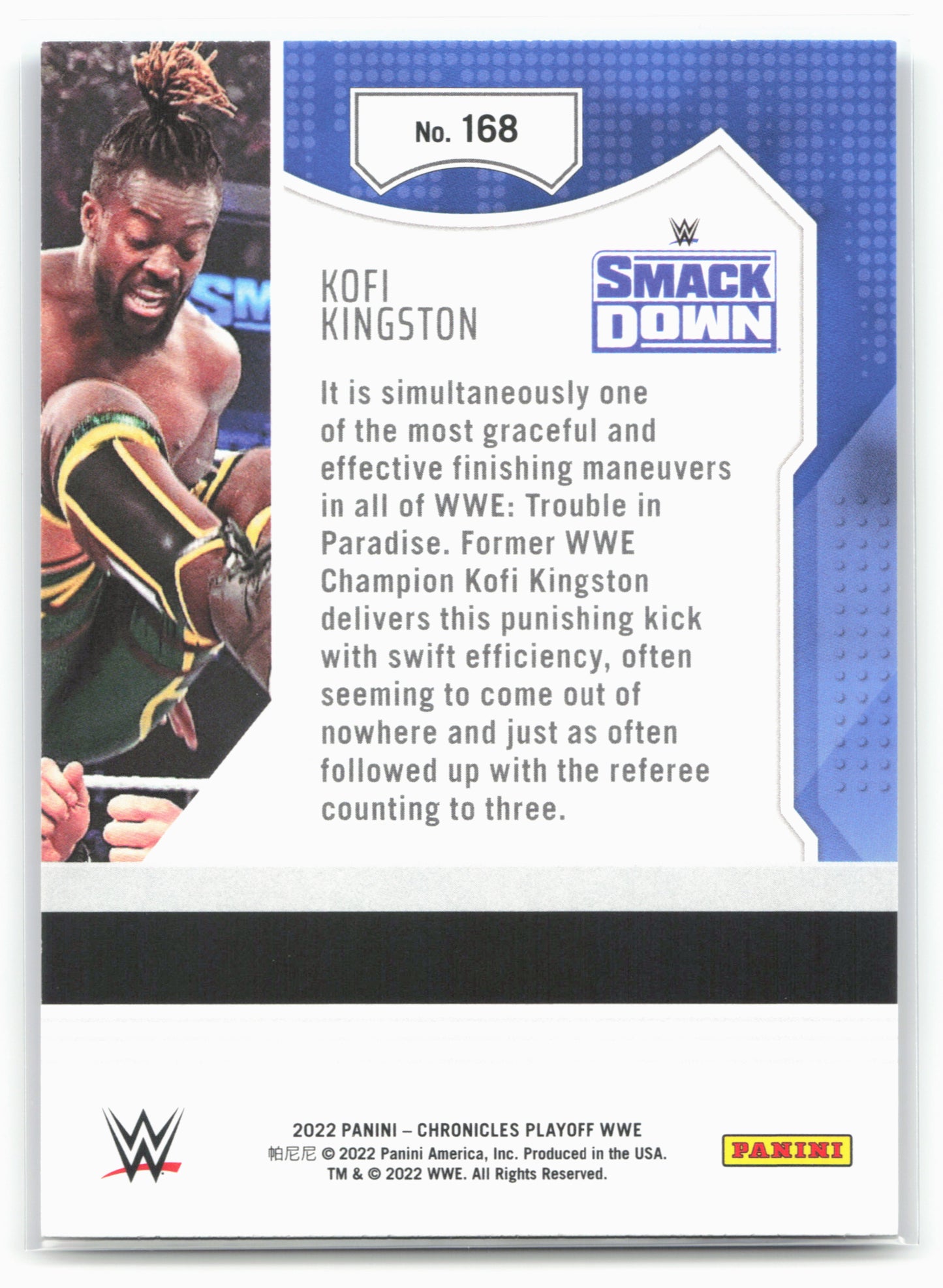 2022 Panini Chronicles WWE #168 Kofi Kingston