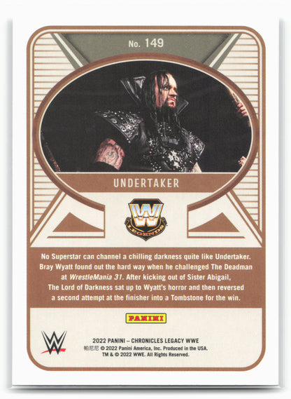 2022 Panini Chronicles WWE #149 Undertaker