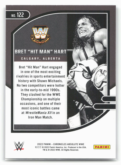2022 Panini Chronicles WWE #122 Bret "Hit Man" Hart