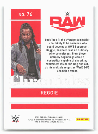 2022 Panini Chronicles WWE #76 Reggie