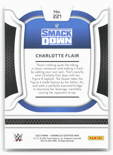 2022 Panini Chronicles WWE #221 Charlotte Flair
