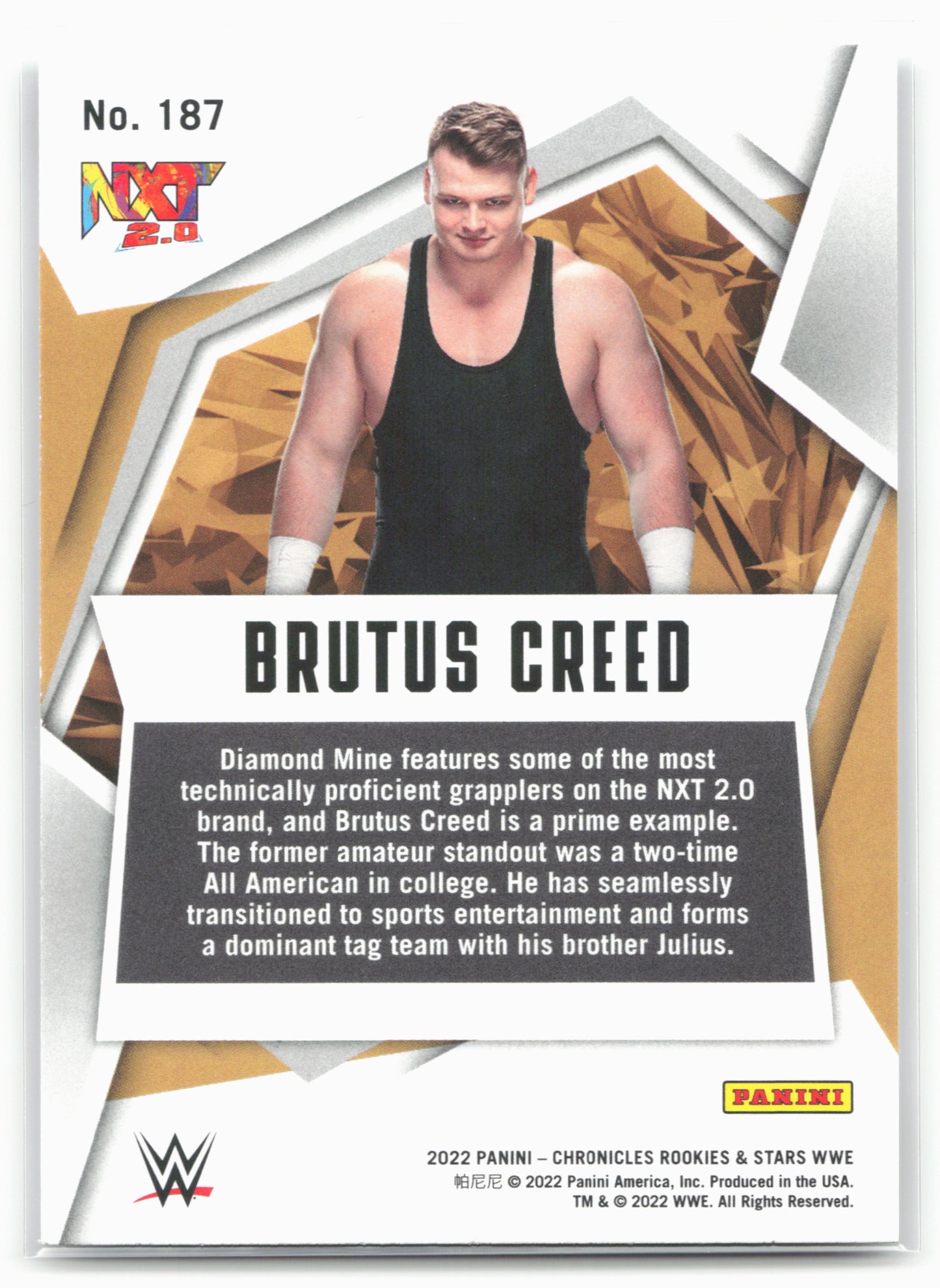 2022 Panini Chronicles WWE #187 Brutus Creed