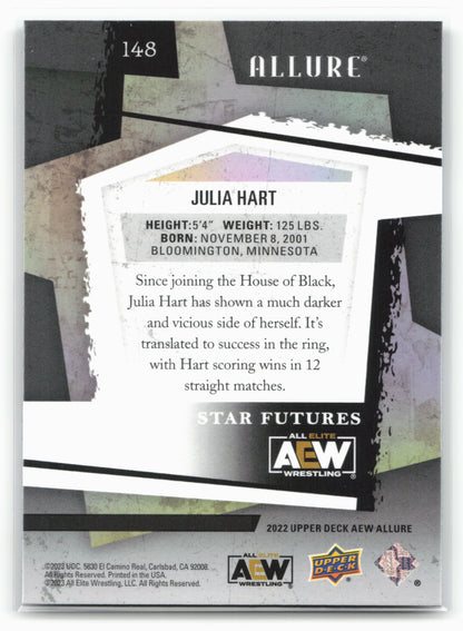 2022 Upper Deck Allure AEW #148 Julia Hart