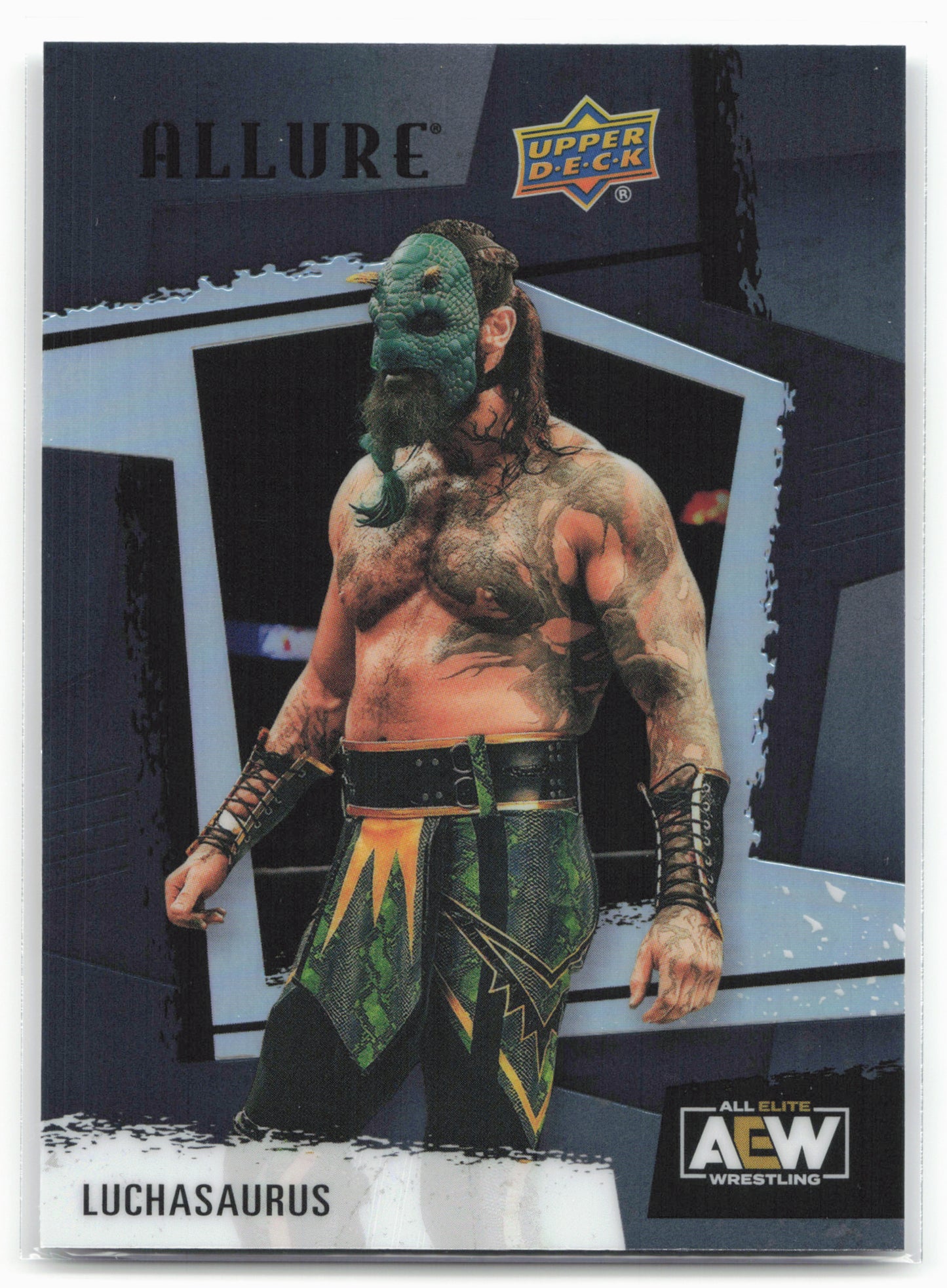 2022 Upper Deck Allure AEW #55 Luchasaurus Black Rainbow
