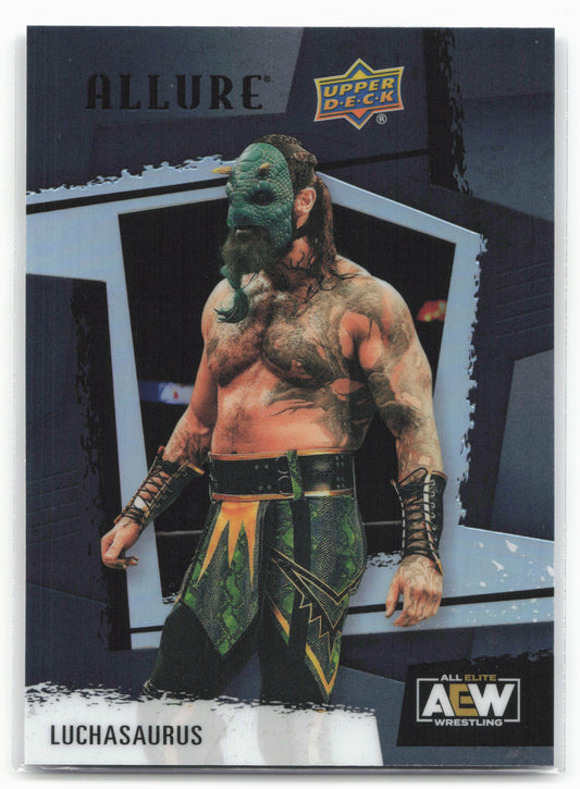 2022 Upper Deck Allure AEW #55 Luchasaurus Black Rainbow