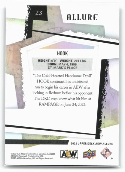 2022 Upper Deck Allure AEW #23 HOOK