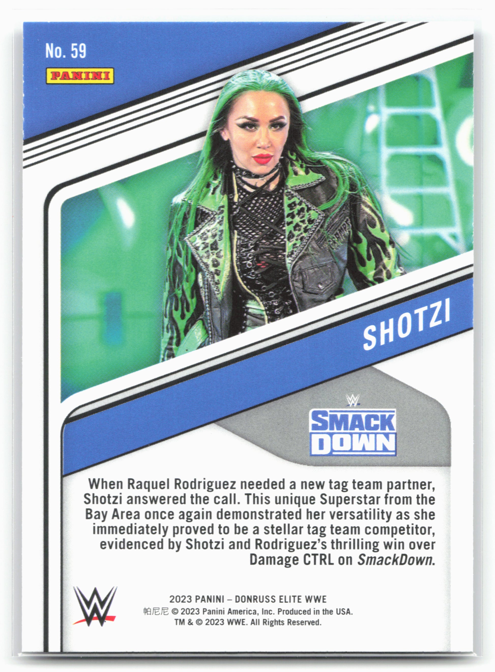2023 Donruss Elite WWE #59 Shotzi 16246
