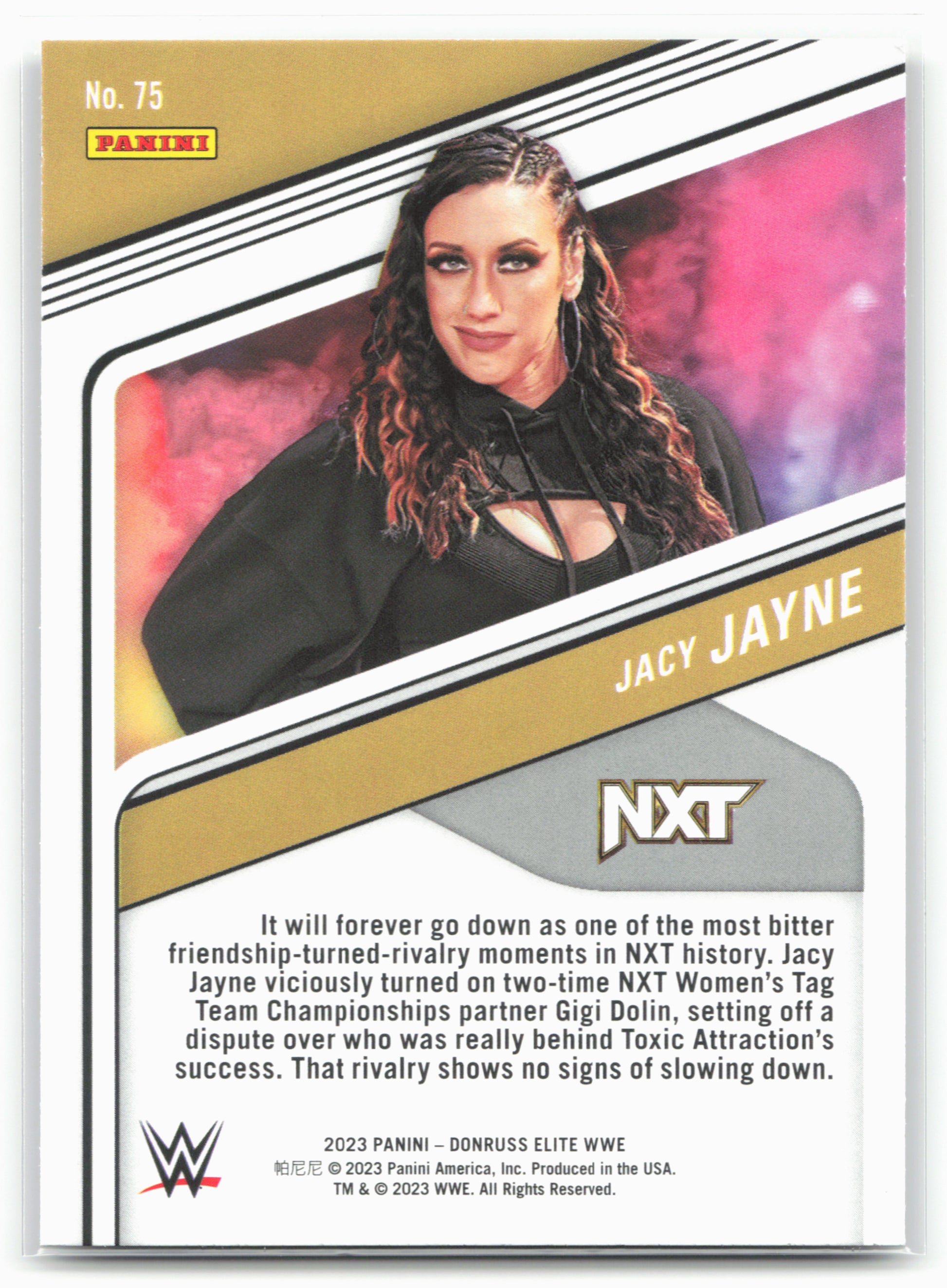 2023 Donruss Elite WWE #75 Jacy Jayne 16257
