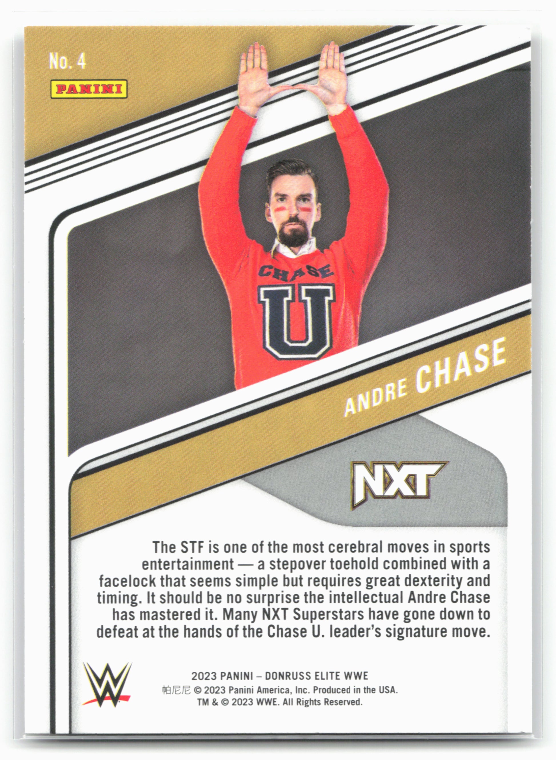 2023 Donruss Elite WWE #4 Andre Chase 16261