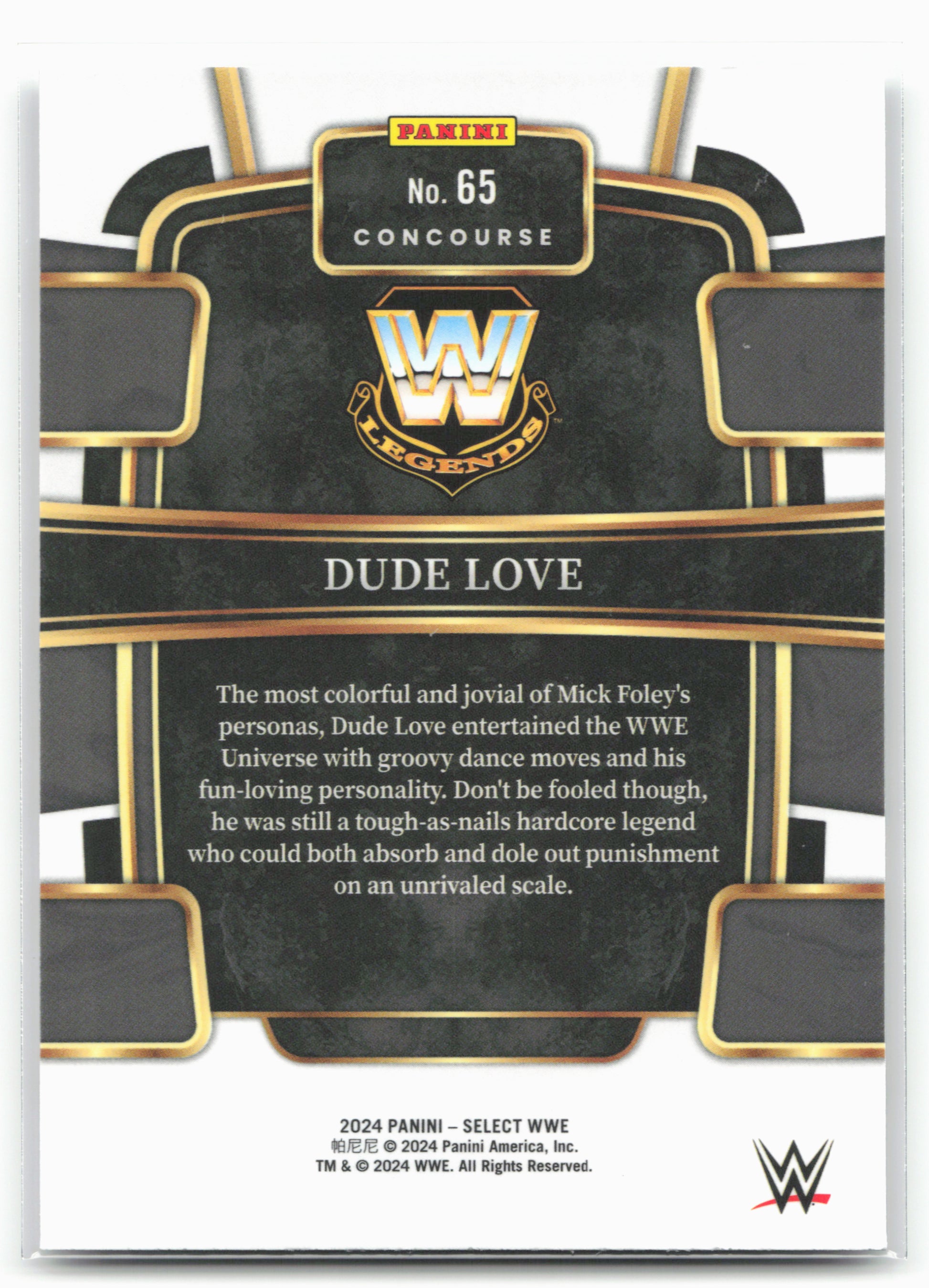 2024 Panini Select WWE #65 Dude Love 16270
