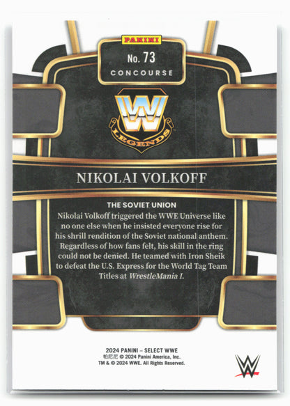 2024 Panini Select WWE #73 Nikolai Volkoff 16275