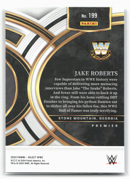 2024 Panini Select WWE #199 Jake Roberts 16279