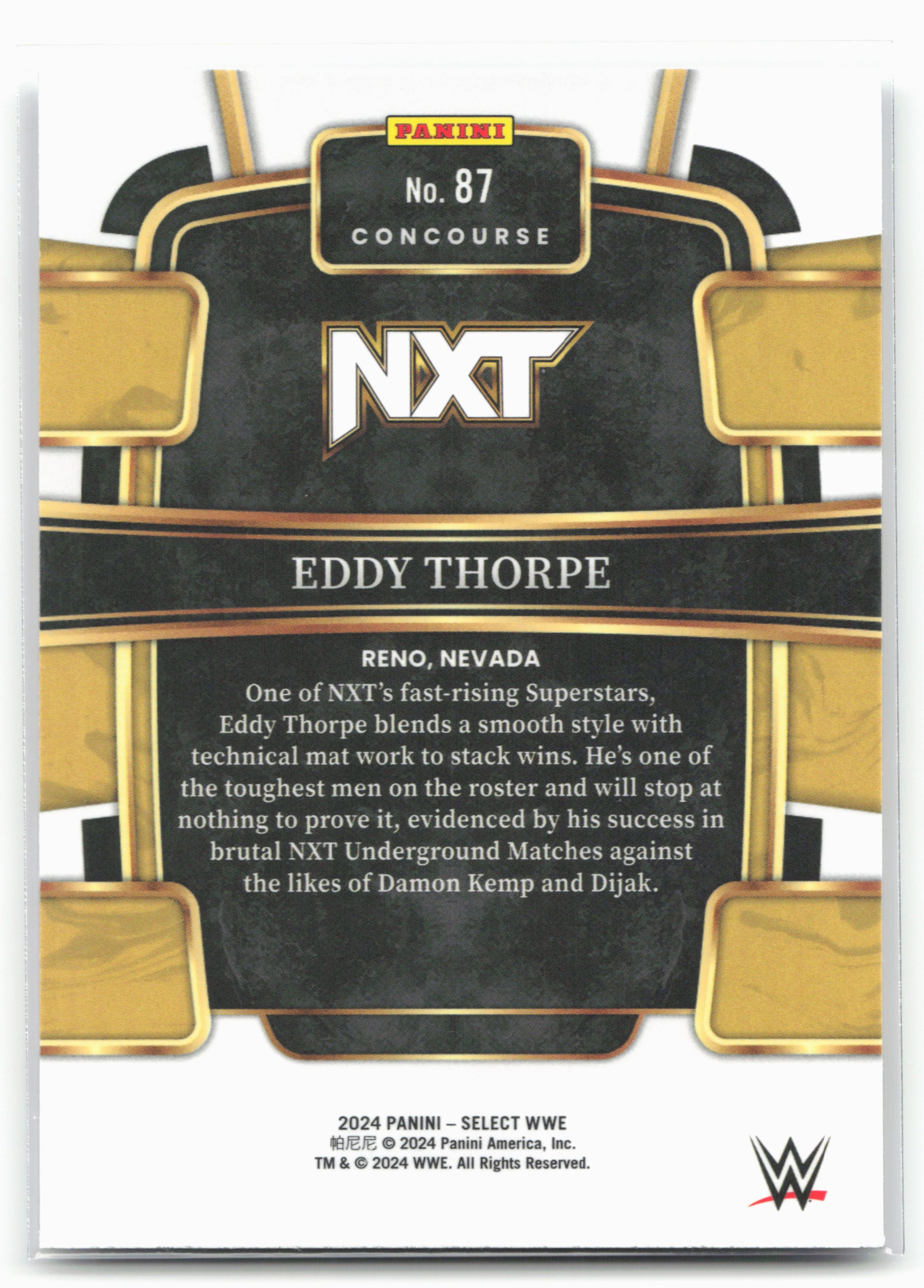 2024 Panini Select WWE #87 Eddy Thorpe 16281