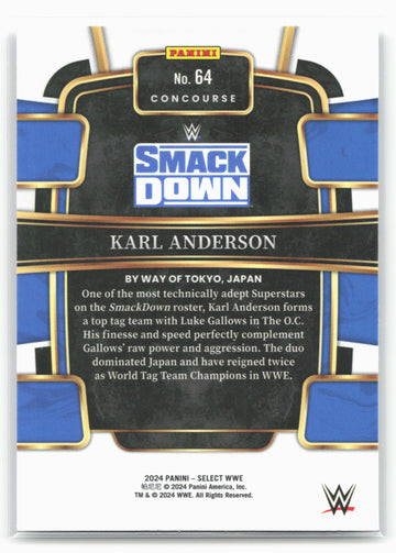 2024 Panini Select WWE #64 Karl Anderson 16283