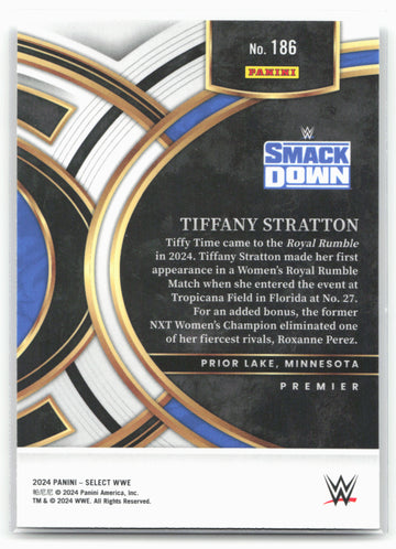2024 Panini Select WWE #186 Tiffany Stratton 16285