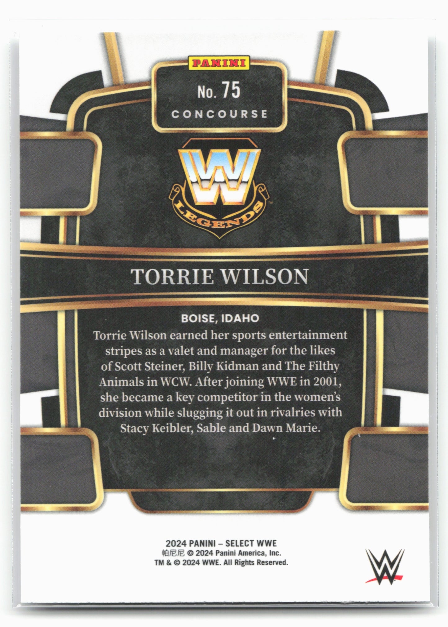 2024 Panini Select WWE #75 Torrie Wilson 16286