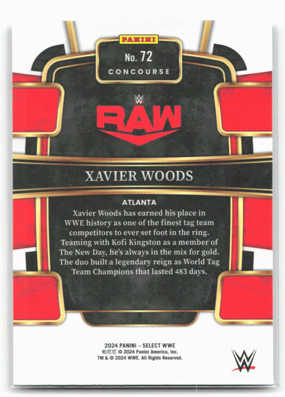 2024 Panini Select WWE #72 Xavier Woods 16293