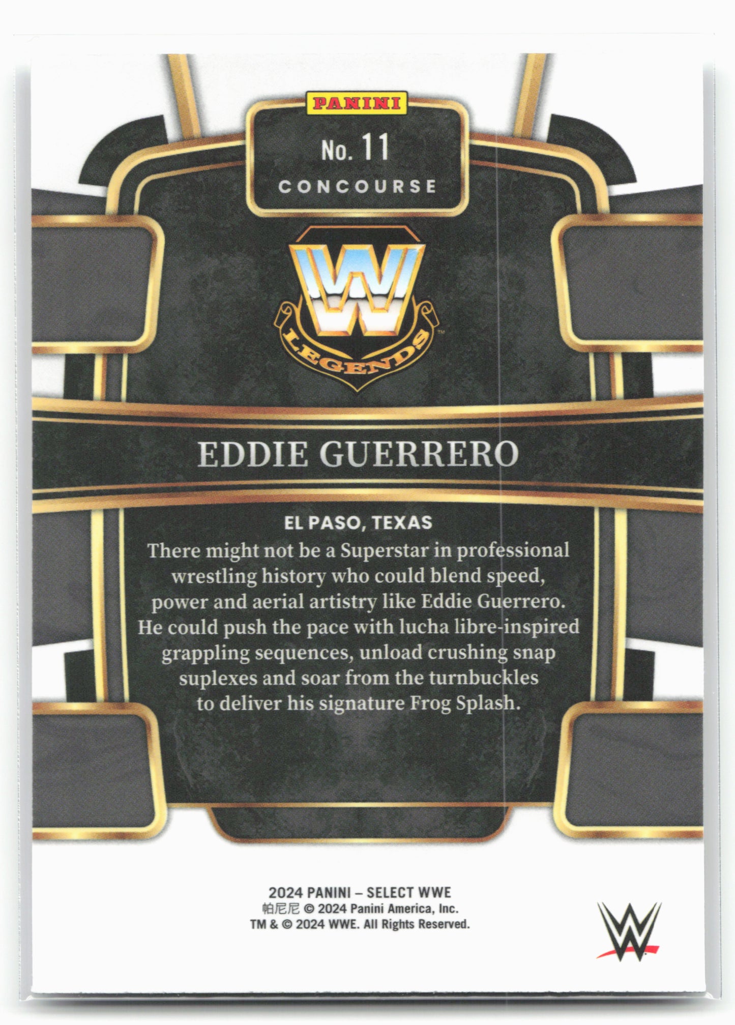 2024 Panini Select WWE #11 Eddie Guerrero 16299