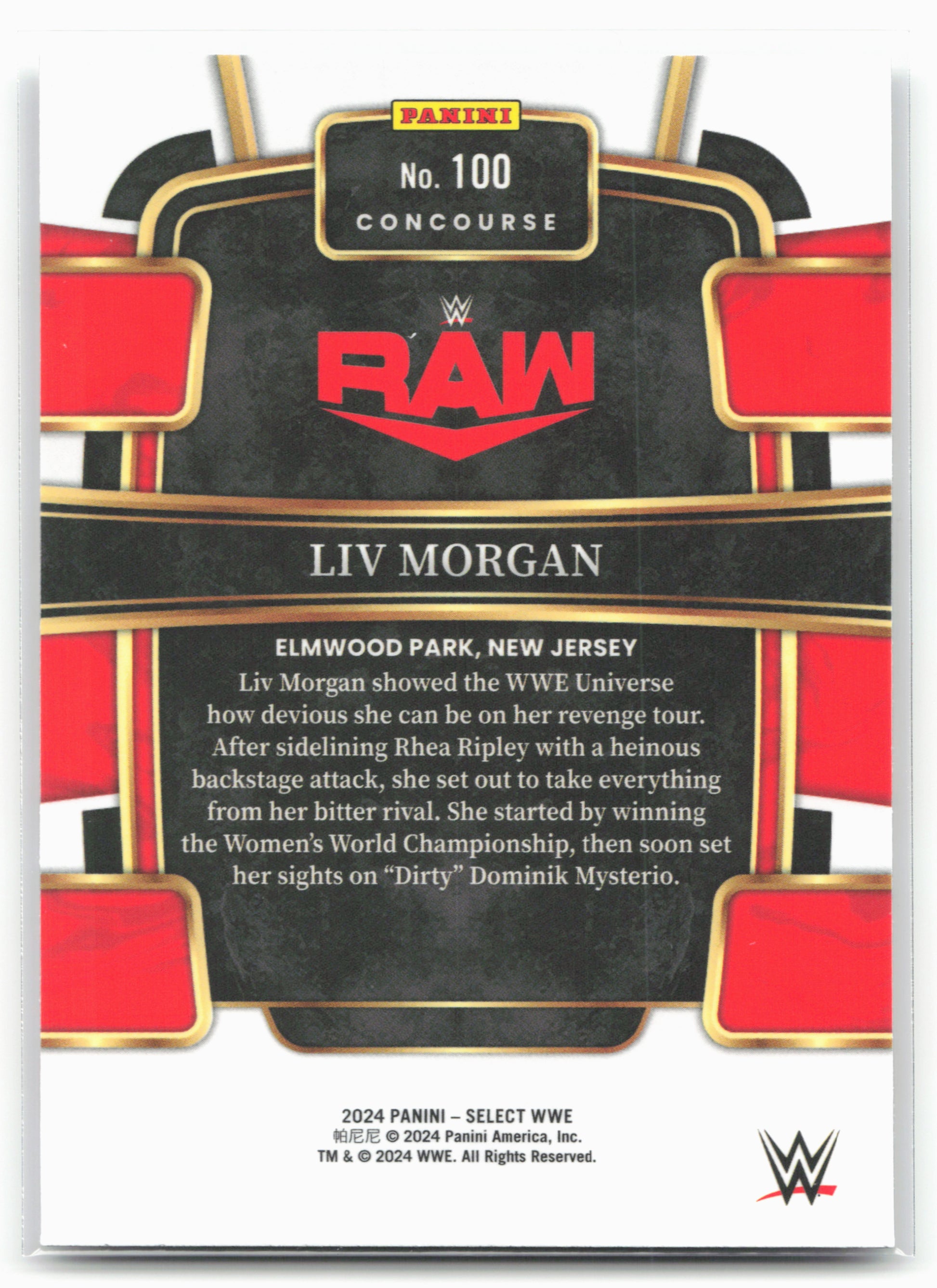 2024 Panini Select WWE #100 Liv Morgan 16301