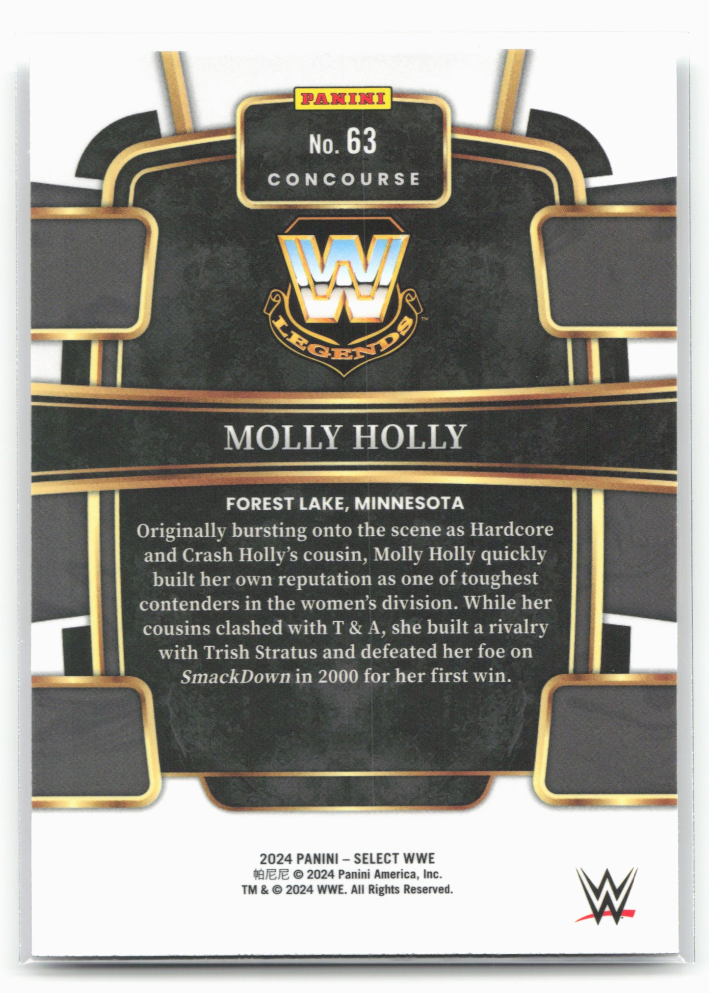 2024 Panini Select WWE #63 Molly Holly 16302