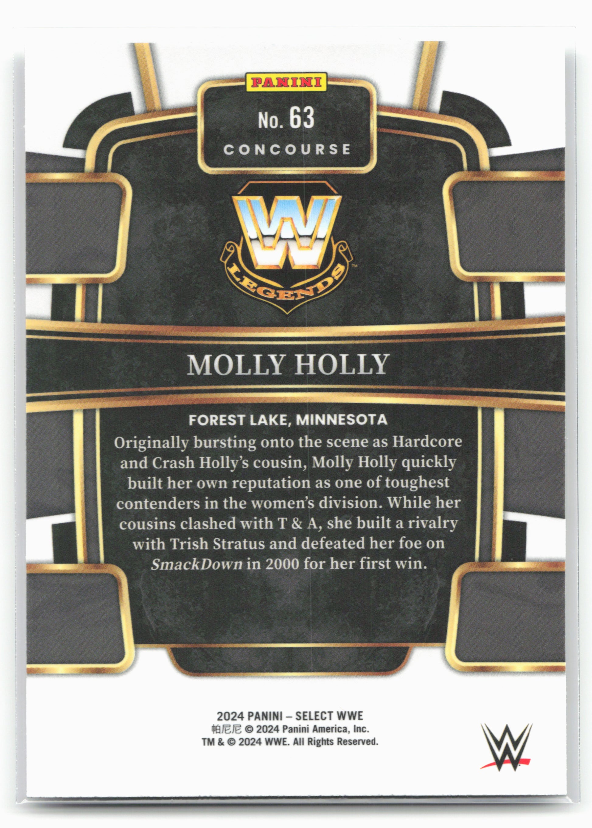 2024 Panini Select WWE #63 Molly Holly 16302