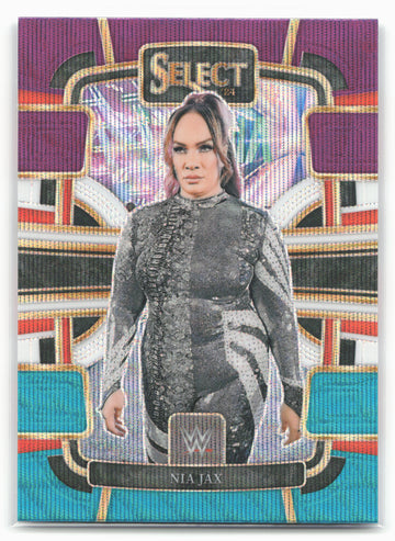 2024 Panini Select WWE #94 Nia Jax Tri-Color Prizms 16306