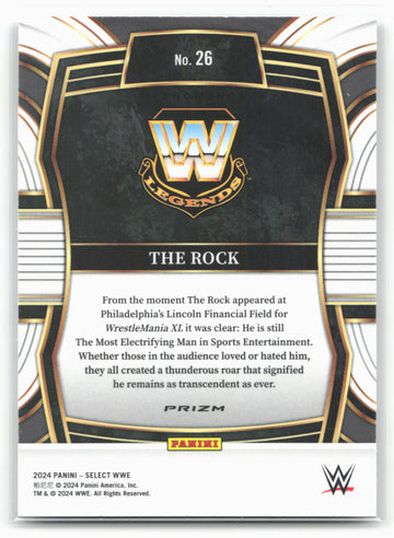 2024 Panini Select WWE #26 The Rock Phenomenon 16310