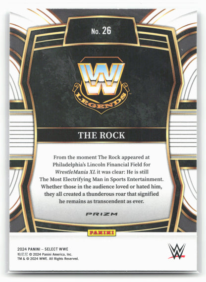 2024 Panini Select WWE #26 The Rock Phenomenon 16310