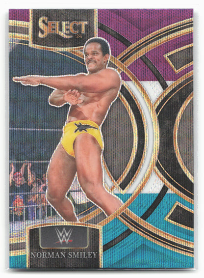 2024 Panini Select WWE #152 Norman Smiley Tri-Color Prizms 16319