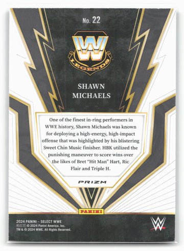 2024 Panini Select WWE #22 Shawn Michaels Turbo Charged 16320