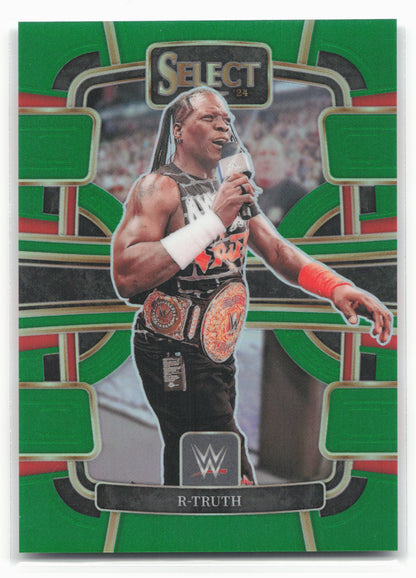 2024 Panini Select WWE #42 R-Truth Green Prizms