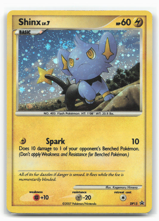 Promos #DP15 Shinx - Error-Upside Down Back -Holo - Swirl - 16336
