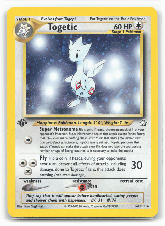 Neo Genesis #016/111 Togetic Holo - 1st Edition - 16343