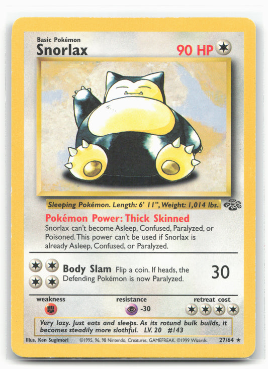 Jungle #27/64 Snorlax (27) Non-Holo - 16358