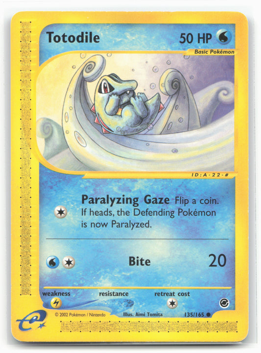 Expedition #135/165 Totodile (135) Non-Holo - 16361