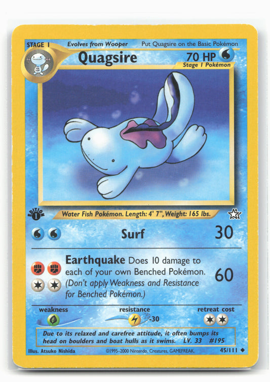 Neo Genesis #045/111 Quagsire 1st Edition - Non-Holo - 16364