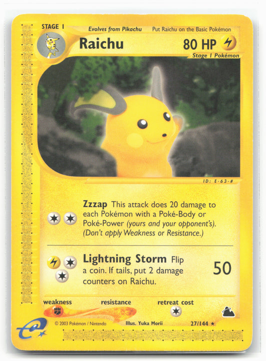 Skyridge #027/144 Raichu (27) Non-Holo - 16366